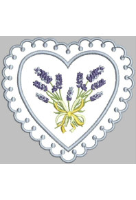 Hop050- Lavender Heart Sachet 